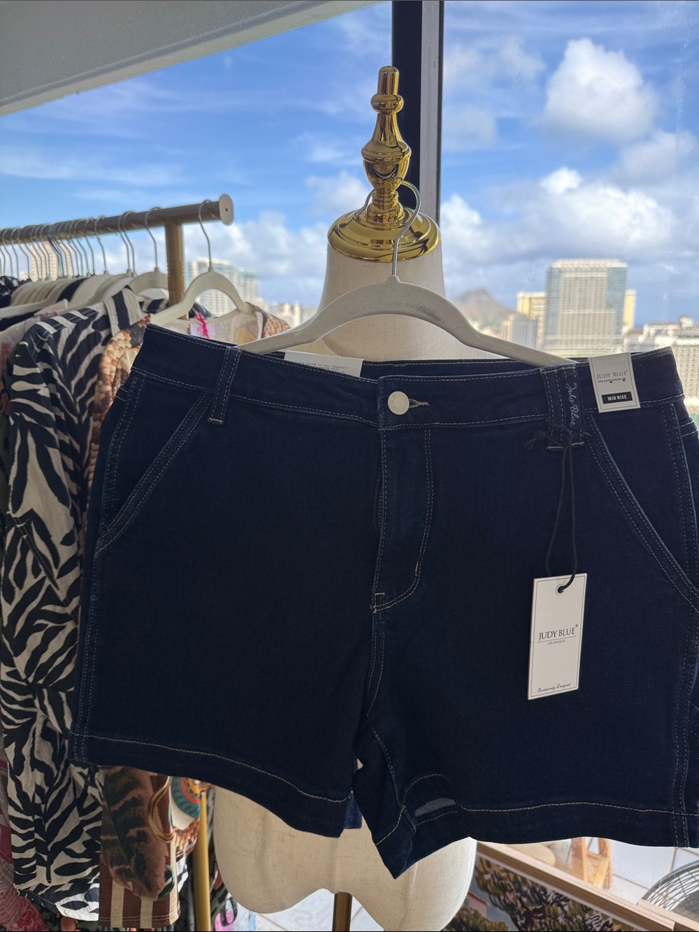 Judy Blue Indigo Denim Shorts